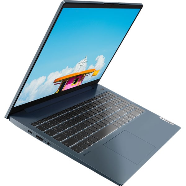 Laptop LENOVO IdeaPad 5 15ALC05, AMD Ryzen 7 5700U pana la 4.3GHz, 15.6" Full HD, 16GB, SSD 512GB, AMD Radeon Graphics, Free DOS, Abyss blue