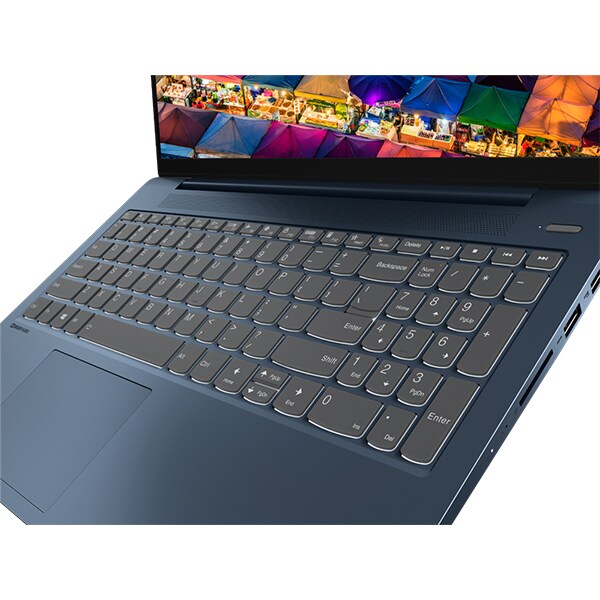 Laptop LENOVO IdeaPad 5 15ITL05, Intel Core i3-1115G4 pana la 4.1GHz, 15.6" Full HD, 4GB, SSD 128GB, Intel UHD Graphics, Windows 11 Home S, albastru inchis