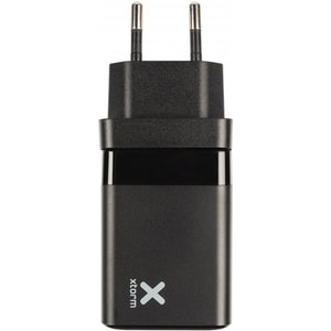 Incarcator retea XTORM Volt XA021U, USB-C, USB, Power Delivery, priza EU- UK &amp; US, cablu USB-C, negru