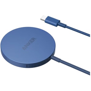 Incarcator wireless ANKER PowerWave Select+ Magnetic Pad A2566G31, universal, QI, 7.5W, albastru