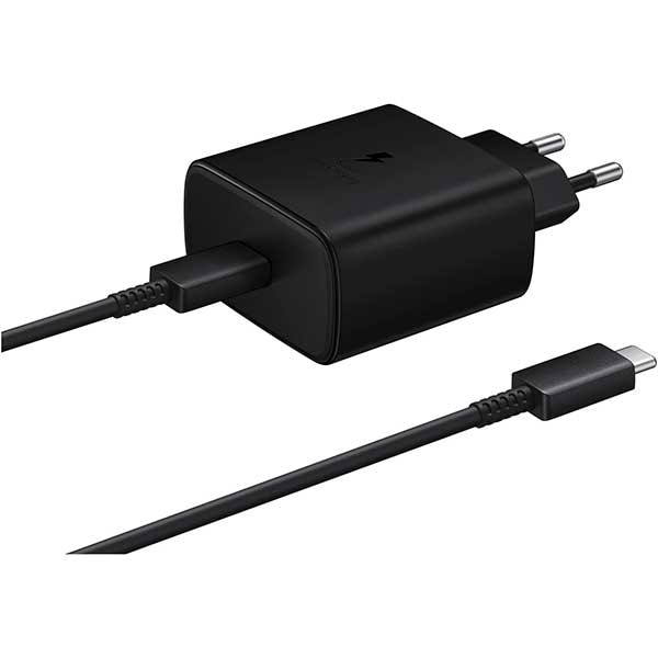 Incarcator retea SAMSUNG EP-TA845XBEGWW, USB-C, 45W, Power Delivery (PD), negru
