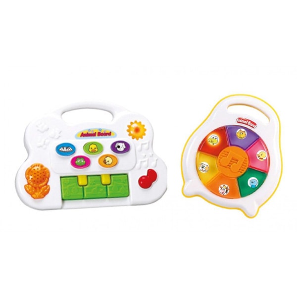 Jucarie muzicala cu sunete si lumini BIDIBIMBI 36206J 18 luni multicolor