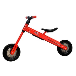 Bicicleta copii fara pedale COCCOLLE B-Bike 335010020, 8.3", rosu-negru