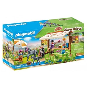 Set figurine PLAYMOBIL Country - Cafeneaua poneilor PM70519, 4 ani+, multicolor