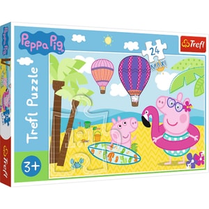 Puzzle TREFL Peppa Pig in vacanta 14293, 3 ani+, 24 piese