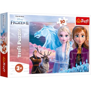 Puzzle TREFL Disney Frozen II - Curajoasele surori 18253, 3 ani+, 30 piese