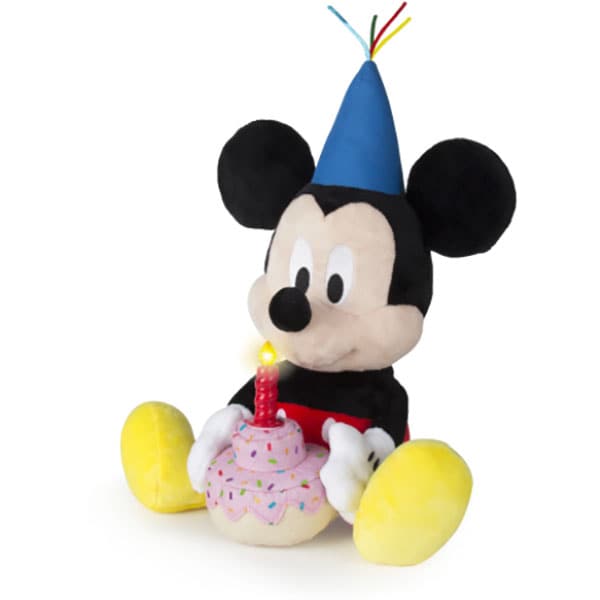 Jucarie de plus DISNEY Mickey Mouse - Happy birthday 184244, 18 luni+, multicolor