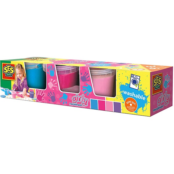 Set 4 Culori Pictura Cu Degete Ses S00304 3 Ani Multicolor