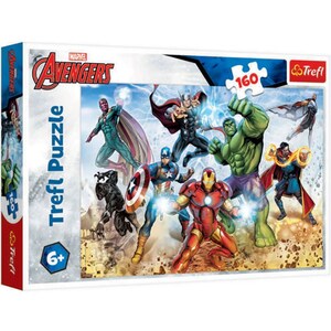 Puzzle TREFL Avengers - Gata pentru a salva lumea 15368, 6 ani+, 160 piese