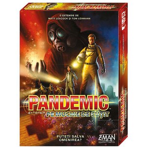 Joc de societate ASMODEE Pandemic - Pe muchie de cutit ZMG71101RO, 8 ani+, 2-5 jucatori