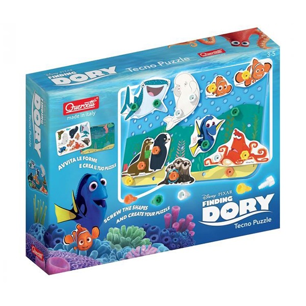 Puzzle Quercetti Tecno Finding Dory Q0559 3 6 Ani 20 Piese