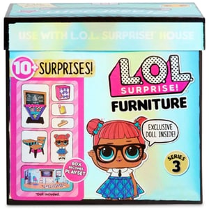 Papusa LOL Surprise S3 Furniture Classroom 570028, 3 ani+, multicolor 