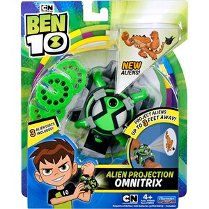 Ceas BEN 10 Omnitrix Alien Projection 76954, 4 ani+, verde-gri