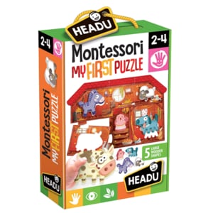 Puzzle HEADU Montessori Primul meu puzzle - Ferma HE20140, 2 ani+, 6 piese