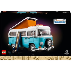 LEGO Icons: Furgoneta de camping Volkswagen T2 10279, 18 ani+, 2207 piese