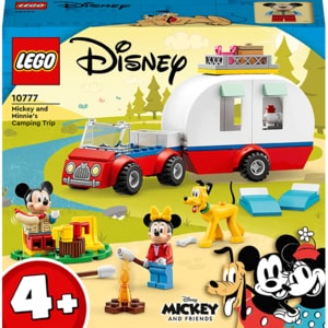 LEGO Mickey and Friends: Camping cu Mickey Mouse Si Minnie Mouse 10777, 4 ani+, 103 piese