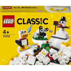 LEGO Classic: Caramizi albe creative 11012, 4 ani+, 60 piese
