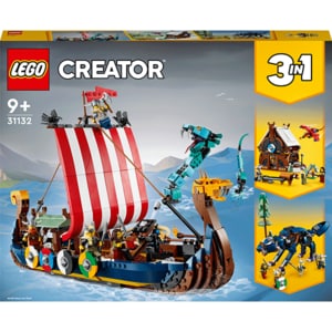 LEGO Creator: Corabia vikinga Si Sarpele din Midgard 31132, 9 ani+, 1192 piese