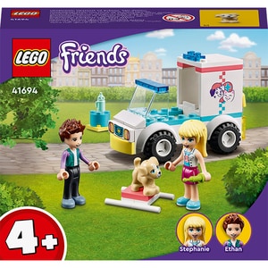 LEGO Friends: Ambulanta clinicii animalutelor 41694, 4 ani+, 54 piese