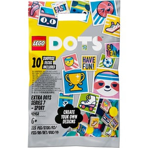 LEGO Dots: DOTS Extra Seria 7 - SPORT 41958, 6 ani+, 115 piese