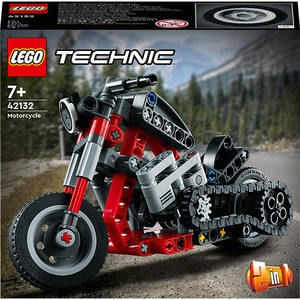 LEGO Technic: Motocicleta 42132, 7 ani+, 163 piese