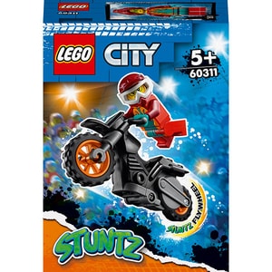 LEGO City: Motocicleta de cascadorie pentru pompieri 60311, 5 ani+, 11 piese 