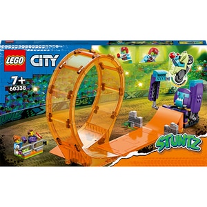 LEGO City: Cascadorie zdrobitoare in bucla 60338, 7 ani+, 226 piese