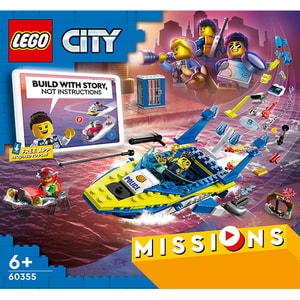 LEGO City: Misiunile politiei apelor 60355, 6 ani+, 278 piese