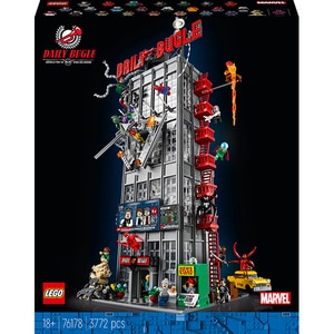 LEGO Super Heroes: Marvel - Spider-Man Daily Bugle 76178, 18 ani+, 3772 piese