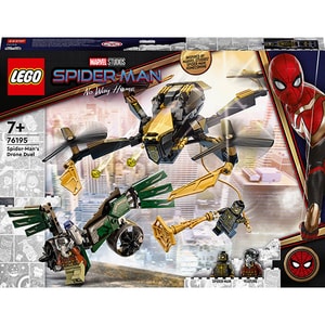 LEGO Super Heroes: Marvel - Duelul cu drona al Omului Paianjen 76195, 7 ani+, 198 piese