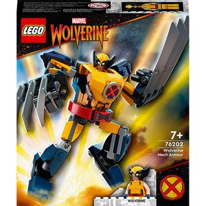 LEGO Super Heroes: Armura de robot a lui Wolverine 76202, 7 ani+, 141 piese