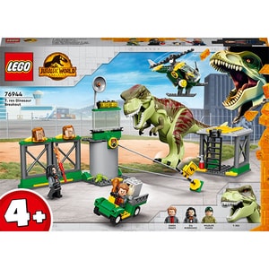 LEGO Jurassic World: Evadarea dinozaurului T-Rex 76944, 4 ani+, 140 piese
