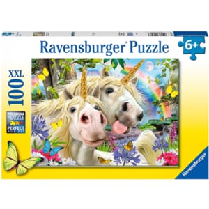 Puzzle RAVENSBURGER Selfie cu unicorni RVSPC12898, 6 ani+, 100 piese