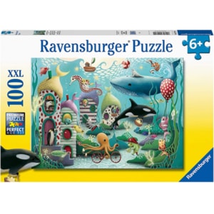 Puzzle RAVENSBURGER Animale subacvatice RVSPC12972, 6 ani+, 100 piese