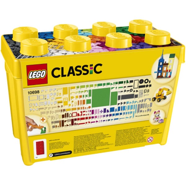 LEGO Classic: Cutie mare de constructie creativa 10698, 4 ani+, 790 piese