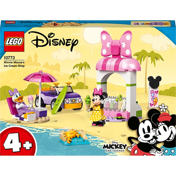 LEGO Mickey and Friends: Magazinul cu inghetata al lui Minnie Mouse 10773, 4 ani+, 100 piese