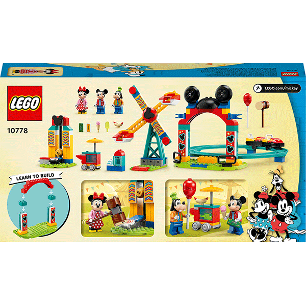 LEGO Mickey and Friends: Distractie la balci cu Mickey, Minnie Si Goofy 10778, 4 ani+, 184 piese