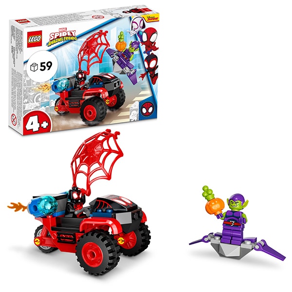 LEGO Marvel: Triciclul Techno al Omului paianjen 10781, 4 ani+, 59 piese