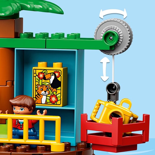 LEGO Duplo: Town Insula tropicala 10906, 2 ani+, 73 piese