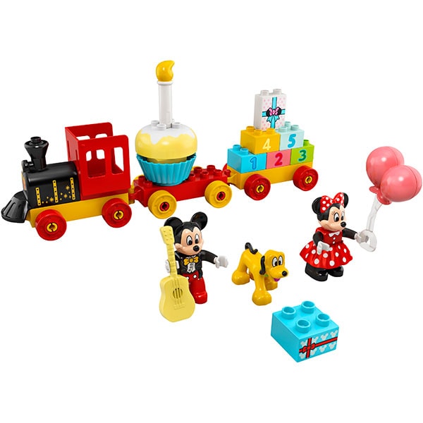LEGO Duplo: Trenul zilei aniversare Mickey si Minnie 10941, 2 ani+, 22 piese