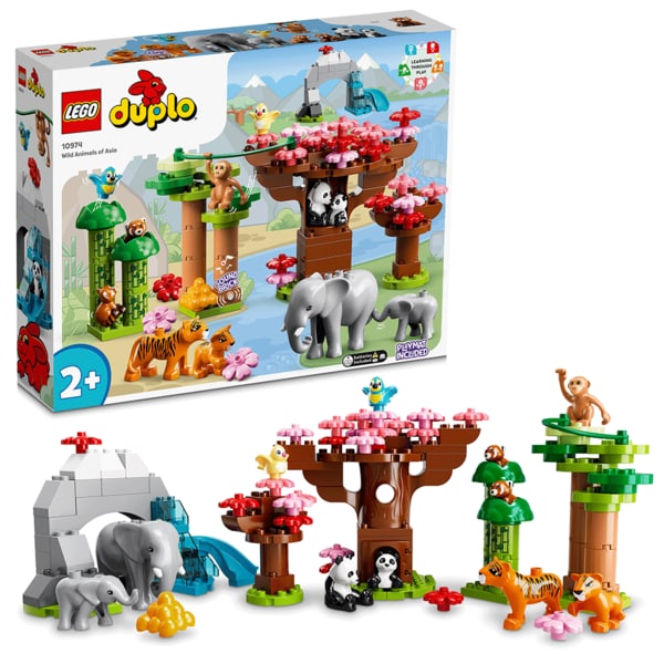 LEGO Duplo: Animale salbatice din Asia 10974, 2 ani+, 117 piese