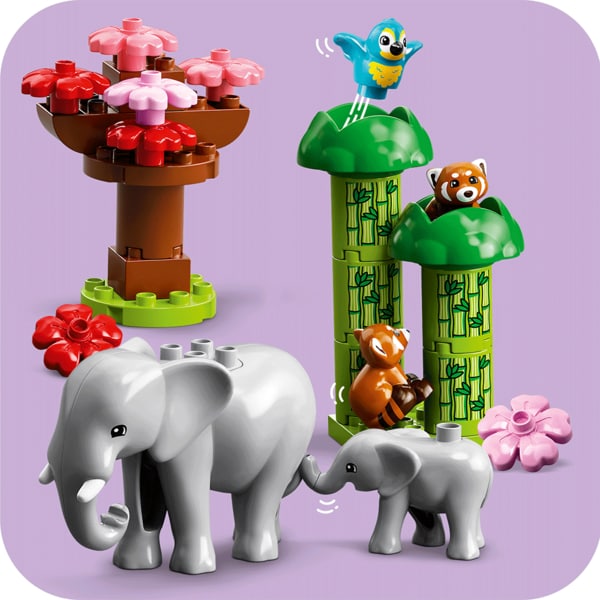 LEGO Duplo: Animale salbatice din Asia 10974, 2 ani+, 117 piese