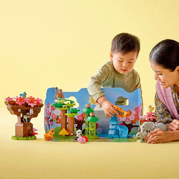 LEGO Duplo: Animale salbatice din Asia 10974, 2 ani+, 117 piese