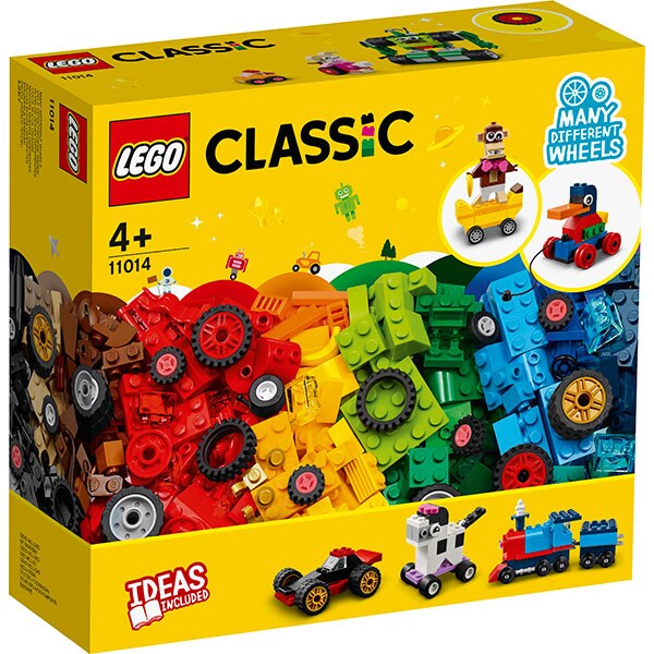 LEGO Classic: Caramizi si roti 11014, 4 ani+, 653 piese