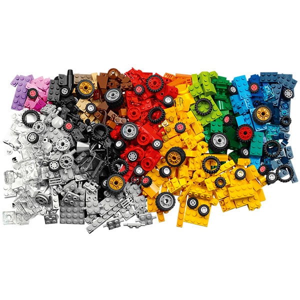 LEGO Classic: Caramizi si roti 11014, 4 ani+, 653 piese