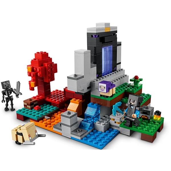 LEGO Minecraft: Portalul ruinat 21172, 8 ani+, 316 piese