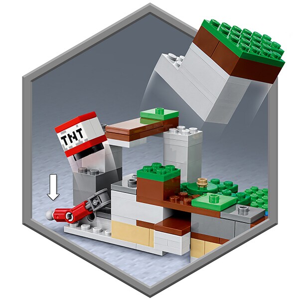 LEGO Minecraft: Ferma de iepuri 21181, 8 ani+, 340 piese