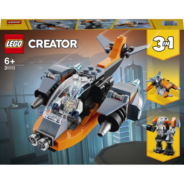 LEGO Creator: Drona cibernetica 31111, 6 ani+, 113 piese