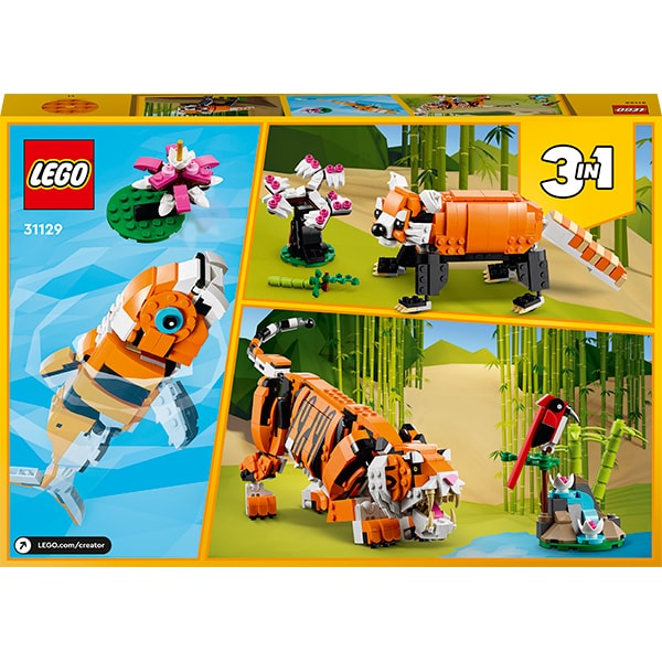 LEGO Creator: Maretul tigru 31129, 9 ani+, 755 piese
