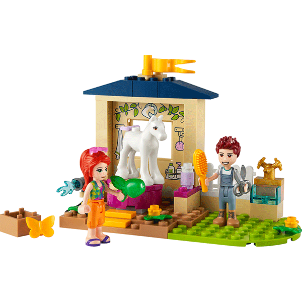LEGO Friends: Grajd pentru ingrijirea poneiului 41696, 4 ani+, 60 piese